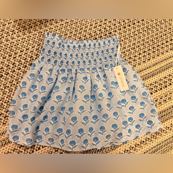 J.Marie Dresses & Skirts - J.Marie blue floral smocked skirt size S